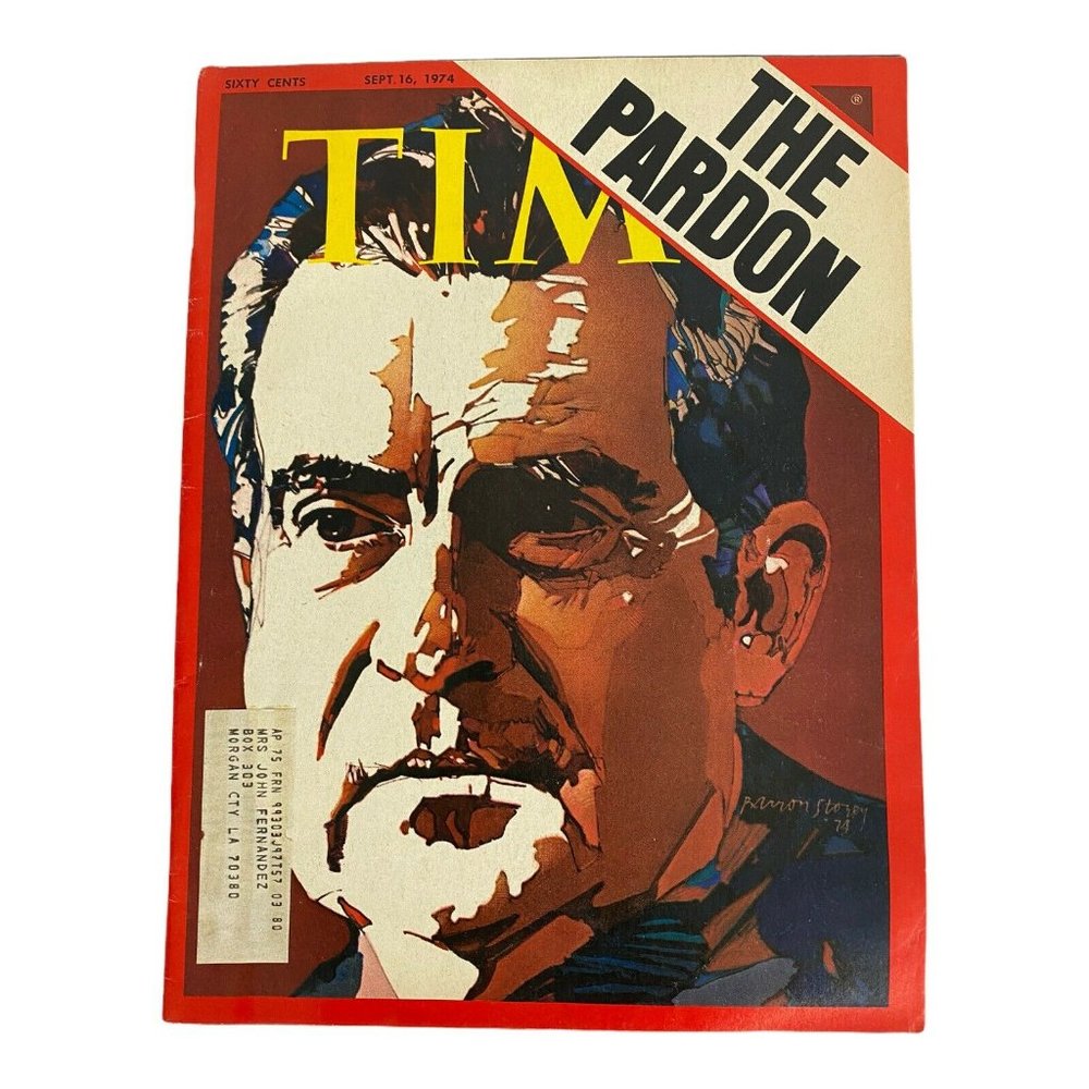 Time Magazine September 16 1974 Richard Nixon The Pardon